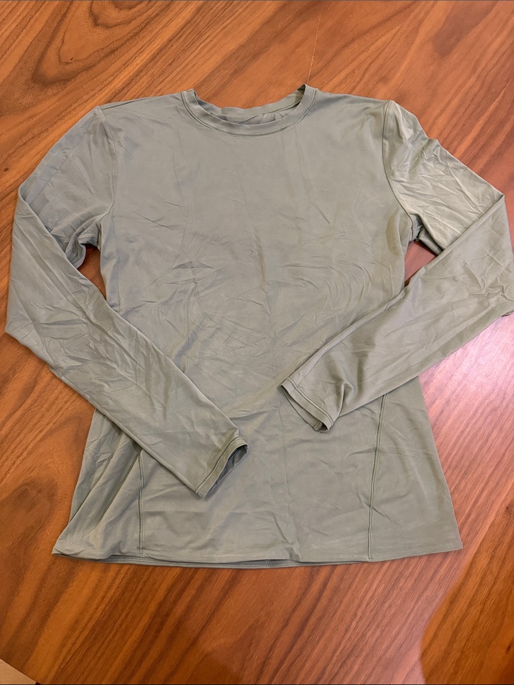 lululemon athletica Long-Sleeve Crew in Light Sage